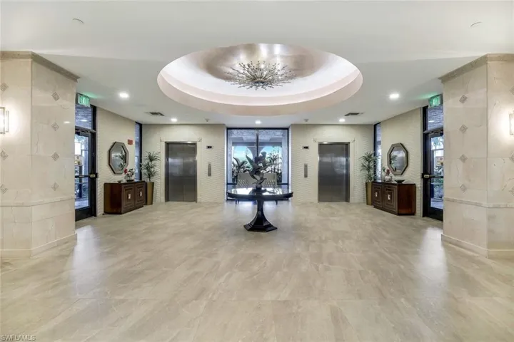 View of building lobby