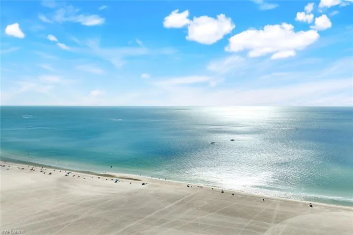 View of water feature featuring a view of the beach