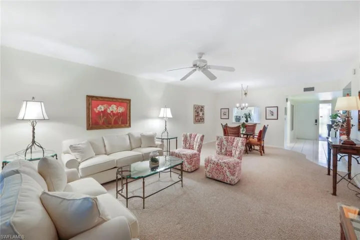 Living-room and dining-room area.