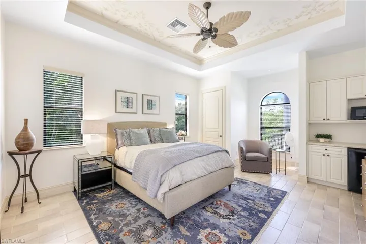 Cabana guest suite with morning kitchen and private entry