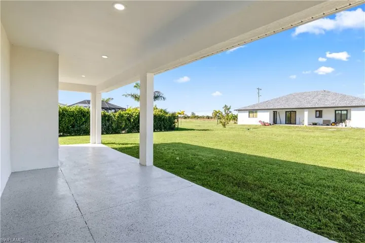View of patio