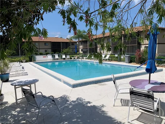 Pool with deck