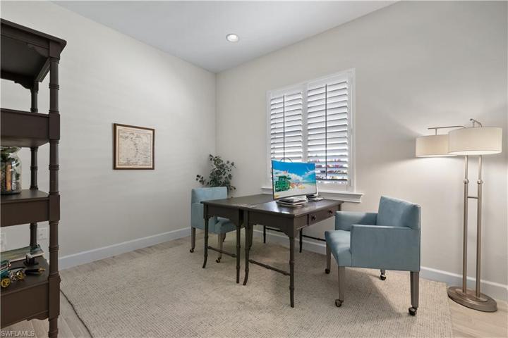 Private Den off Hallway from Foyer