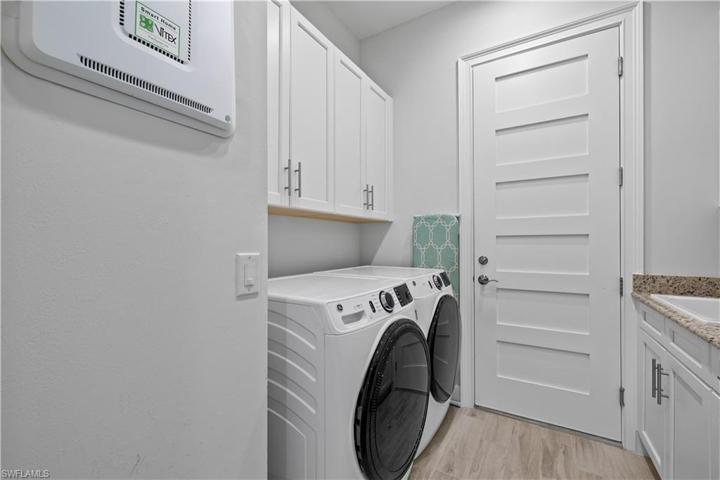 W/D + Lots of Additional Storage, Utilitly Sink and Counter Space