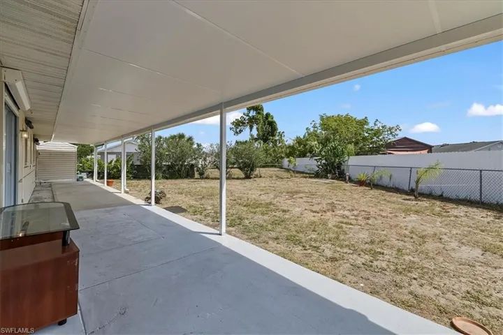 View of patio / terrace with fence