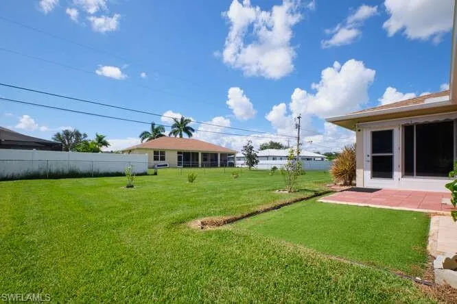 View of yard