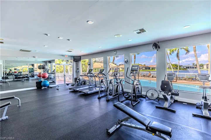 View of community gym