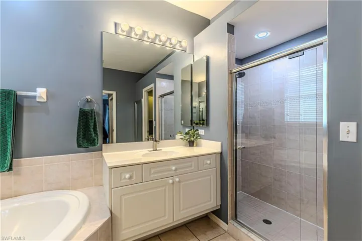 Glass enclosed shower