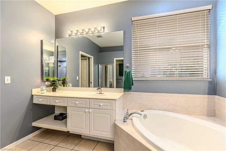 Large soak tub