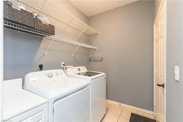 Laundry room with ample storage