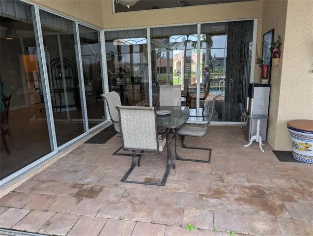 View of patio
