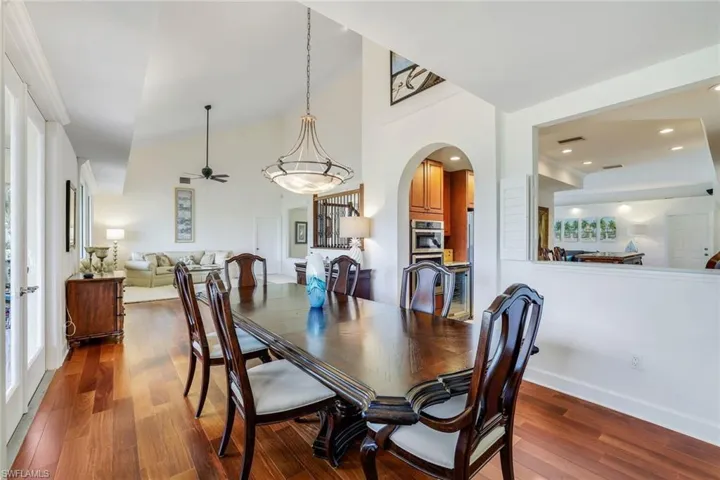 Formal dining room.