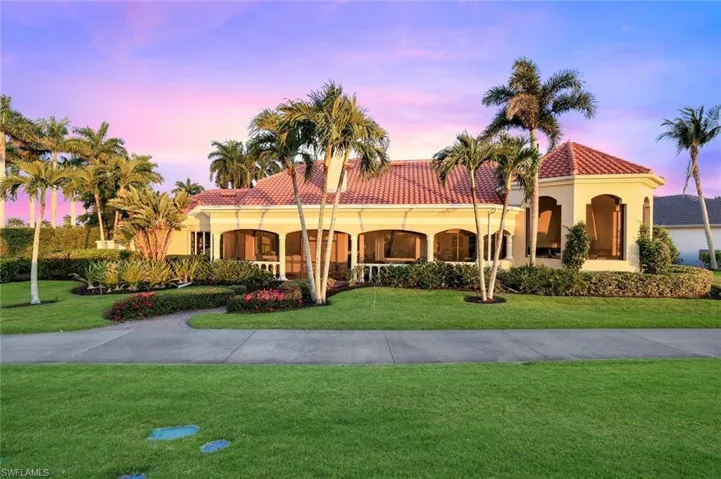 Your lanai runs the full length of the back of the home.