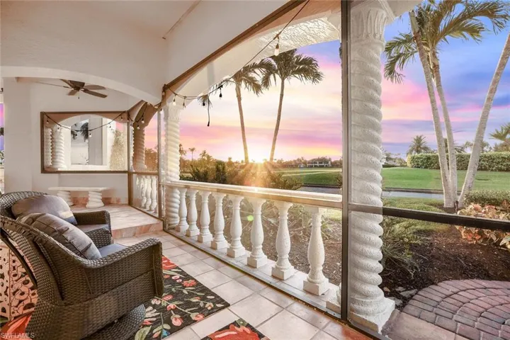 Breathtaking views of the 9th hole and lakes beyond.