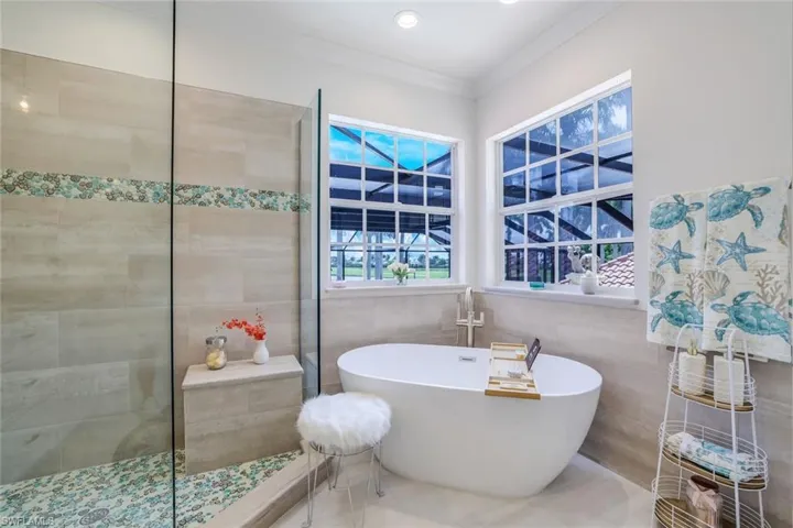 This is a fully Remodeled bathroom on the 2nd level.