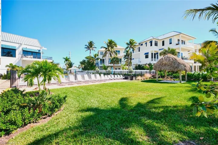 View of yard featuring a gazebo and a patio area