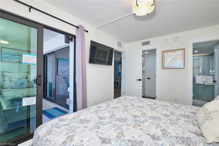 Bedroom with access to exterior