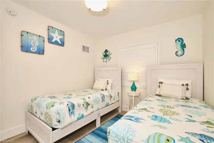 Bedroom featuring wood finished floors