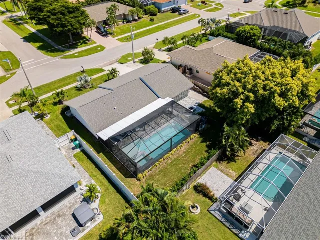 Aerial view of property