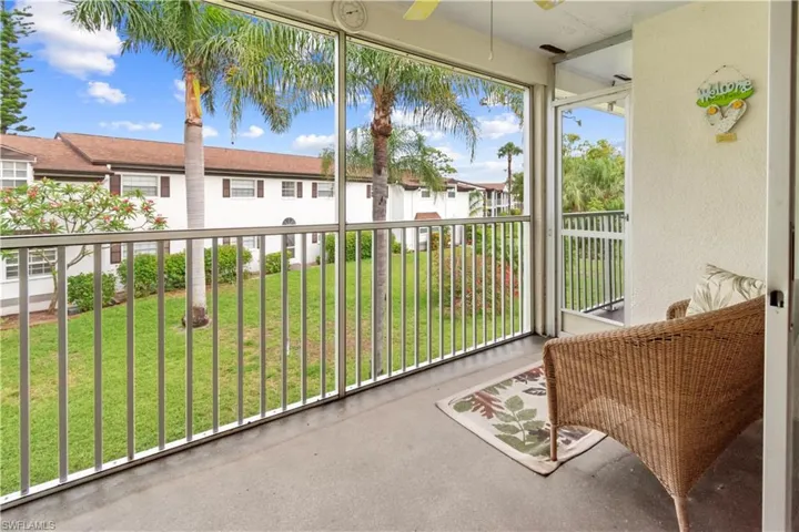 Screened lanai