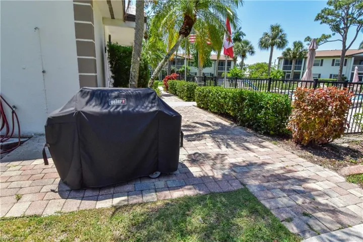 View of patio / terrace with a grill