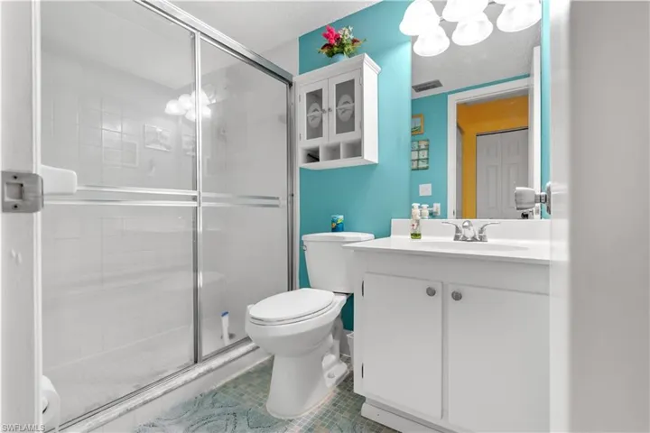 Primary bath with walk-in shower