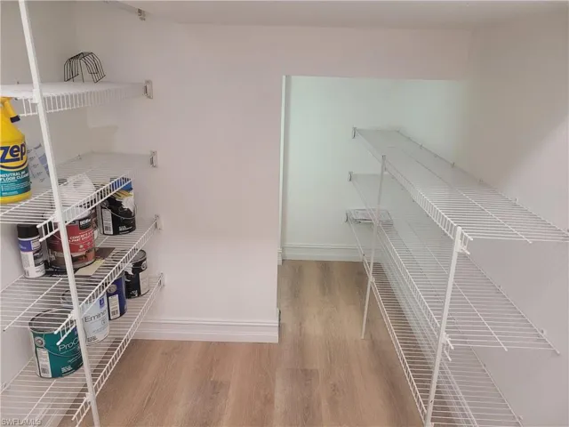 View of storage area