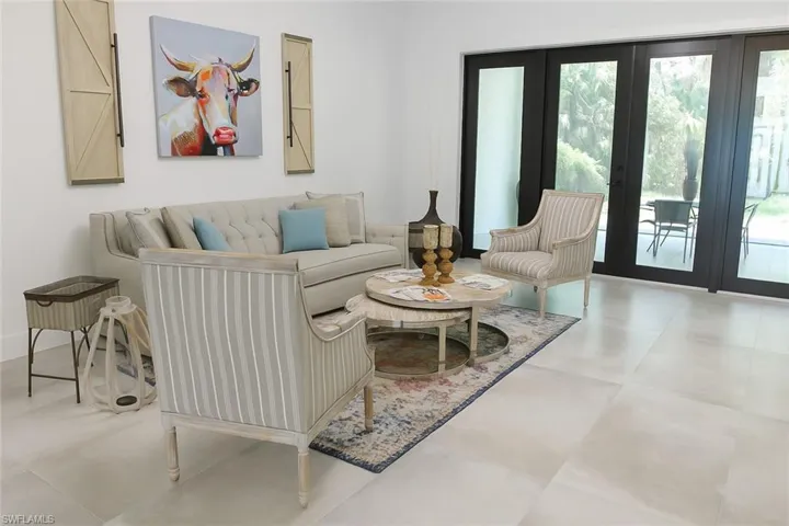 Living area featuring plenty of natural light