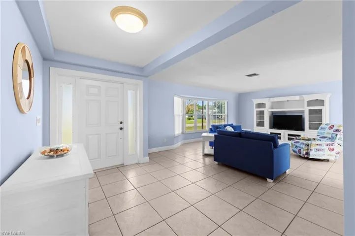 Entry with foyer