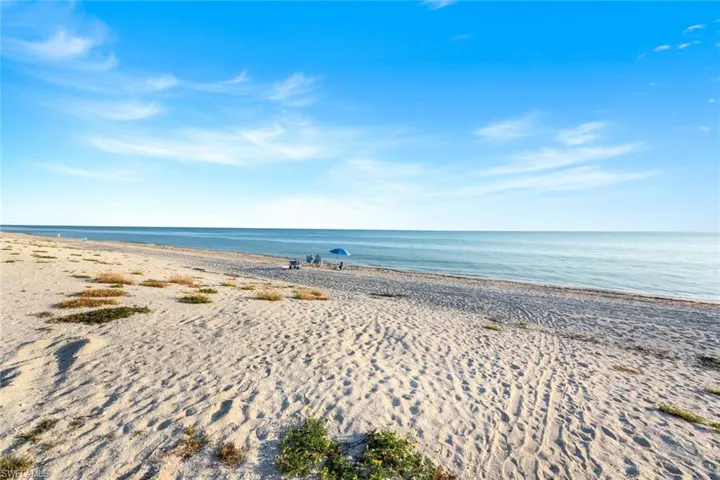 Water view featuring nearby beach