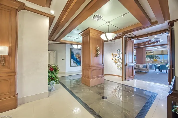 Lobby featuring recessed lighting