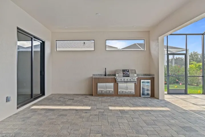 Built in Grill/Kitchen