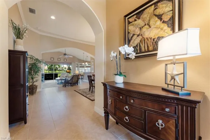 Welcoming entry foyer.