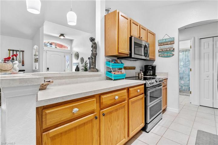 View of kitchen and new appliances