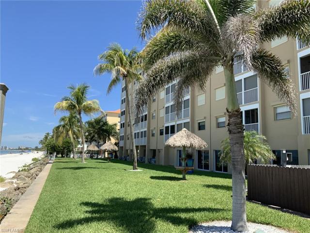 Beach front green area