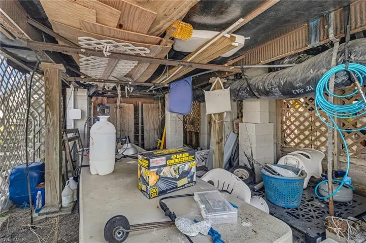 View of below house area