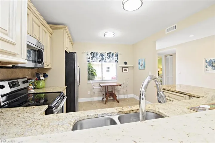 Kitchen perspective from dining area