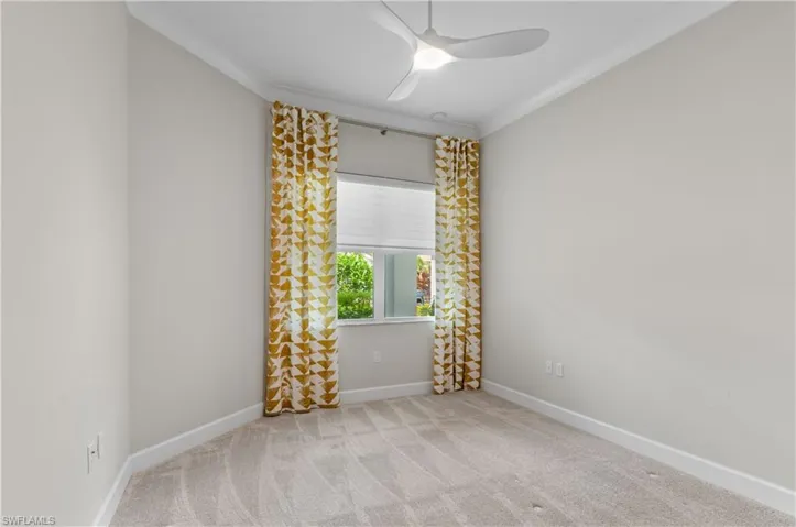 Second Bedroom with ceiling fan