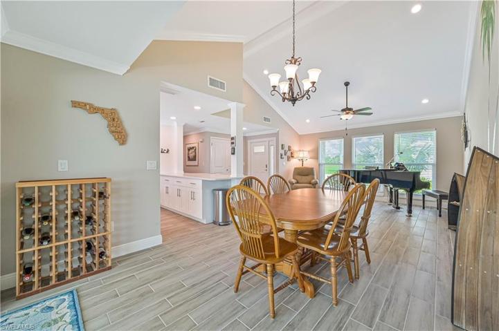 Dining room and 1st living space