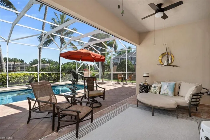 Screened-In Lanai with covered patio
