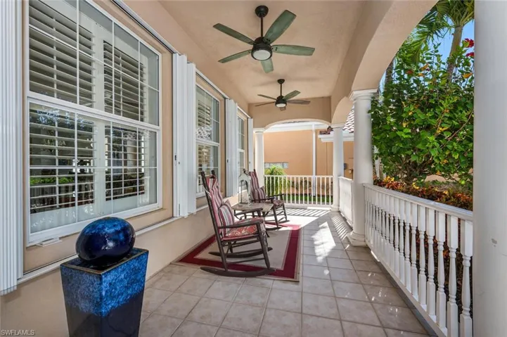 Covered front patio
