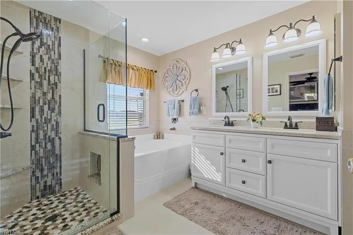 Renovated EnSuite Bath is an Oasis