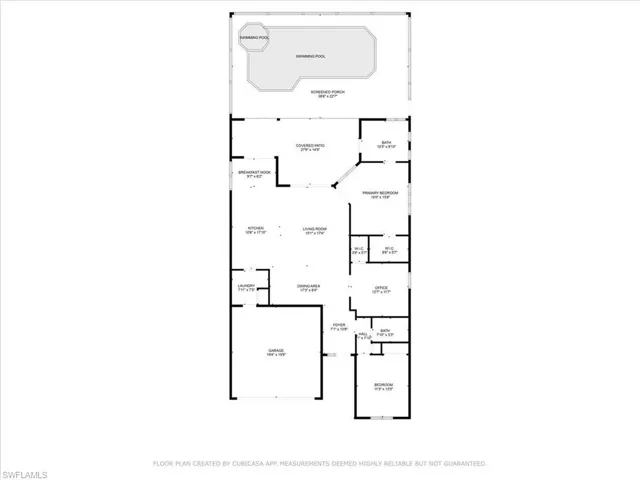 View of floor plan / room layout