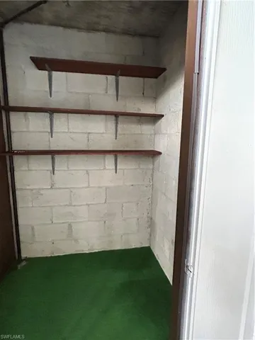 View of storage room