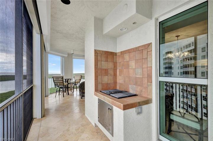Electric Grill on Lanai