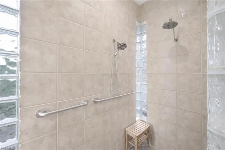 Full bath featuring a walk in shower