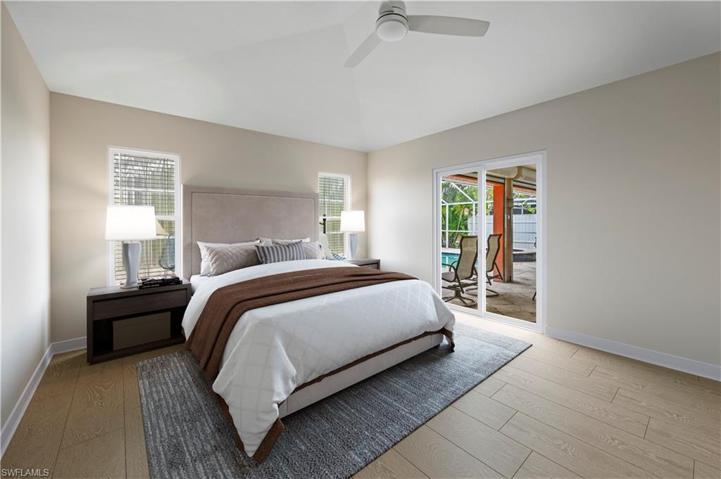 Spacious Master Bedroom with large closet (virtually staged)