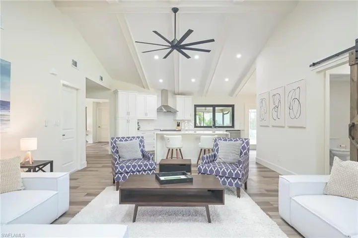 Cozy, Family Room that is open to Kitchen!