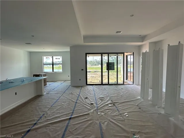 View of unfurnished living room