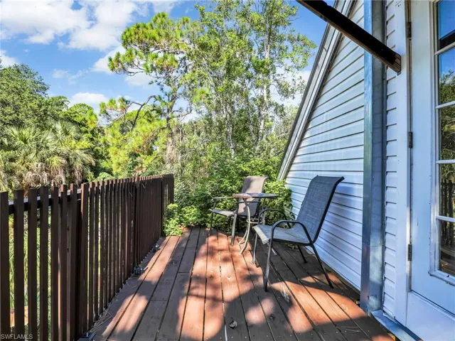 View of deck